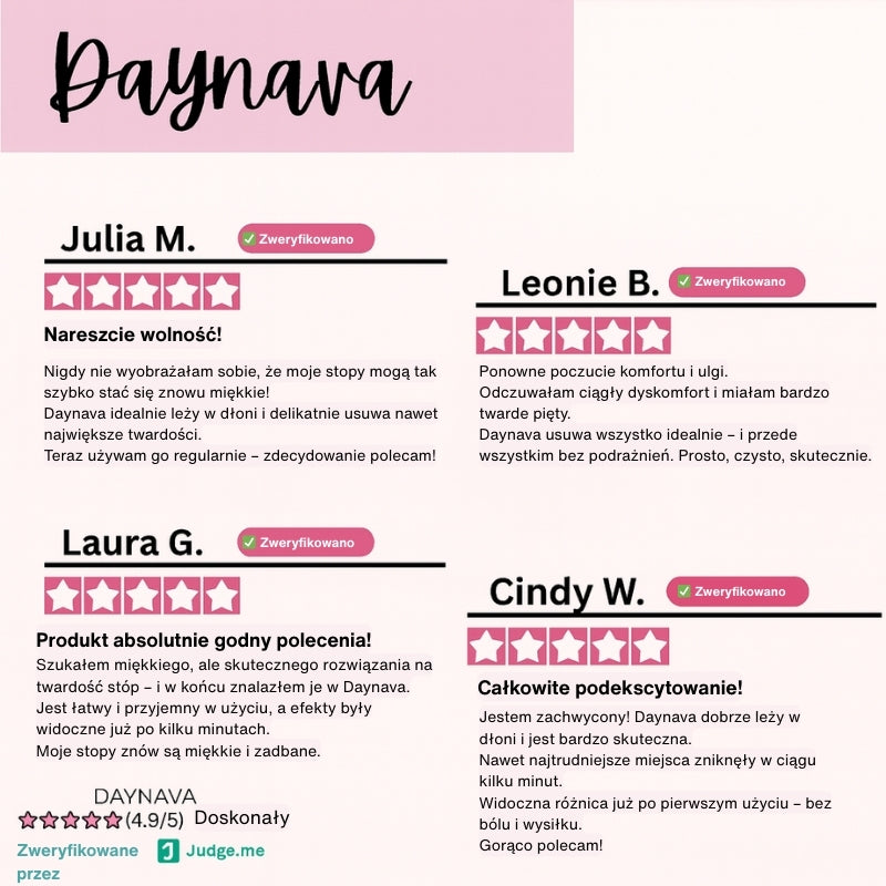 Elektryczny Pilnik do Stóp Daynava